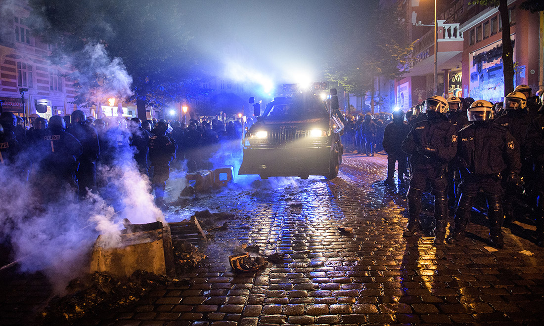 G20 di Amburgo: proteste e scontri – Foto