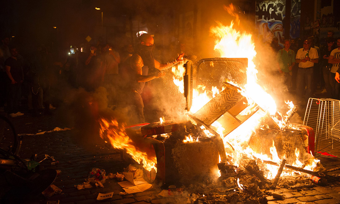 G20 di Amburgo: proteste e scontri – Foto
