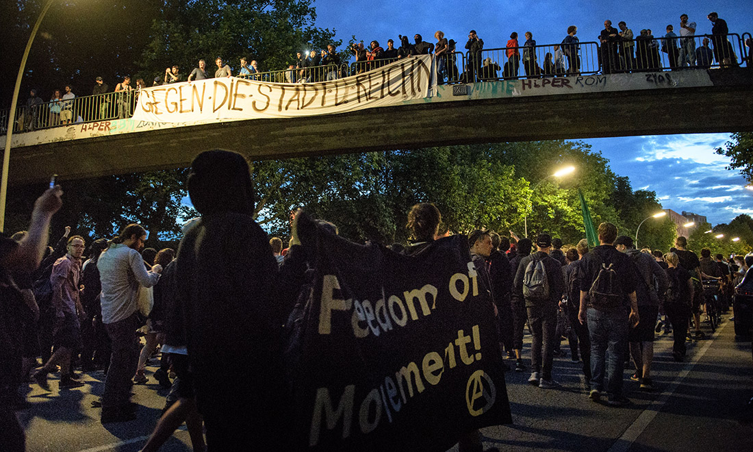 G20 di Amburgo: proteste e scontri – Foto