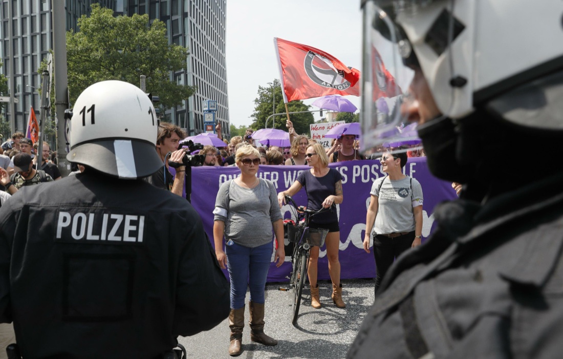 G20 di Amburgo: proteste e scontri – Foto