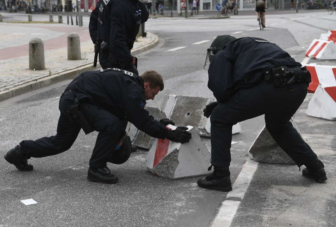 G20 di Amburgo: proteste e scontri – Foto