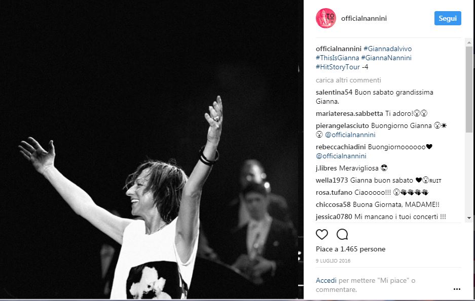 Ecco perché Gianna Nannini ha lasciato l’Italia