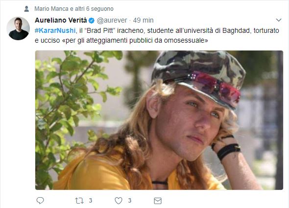 Ucciso a Baghdad il Brad Pitt iracheno