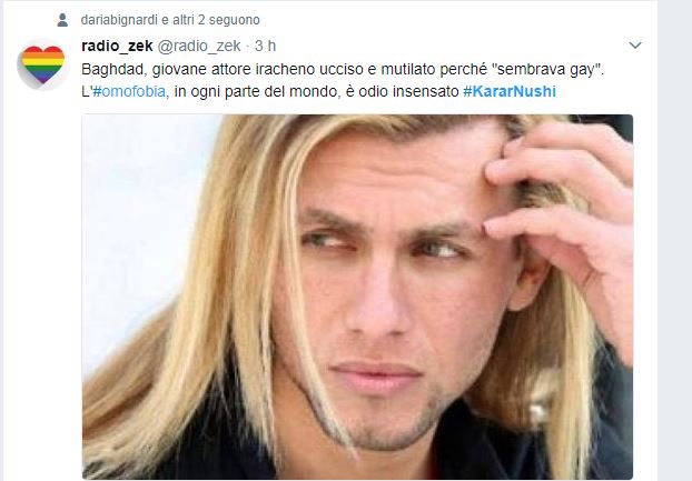 Ucciso a Baghdad il Brad Pitt iracheno