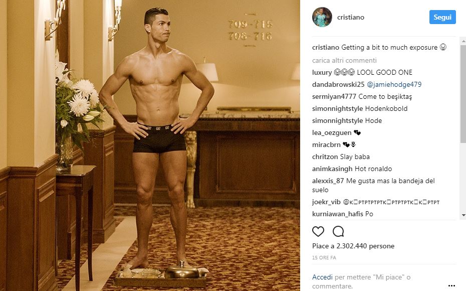 Cristiano Ronaldo su Instagram con tutti e tre i figli