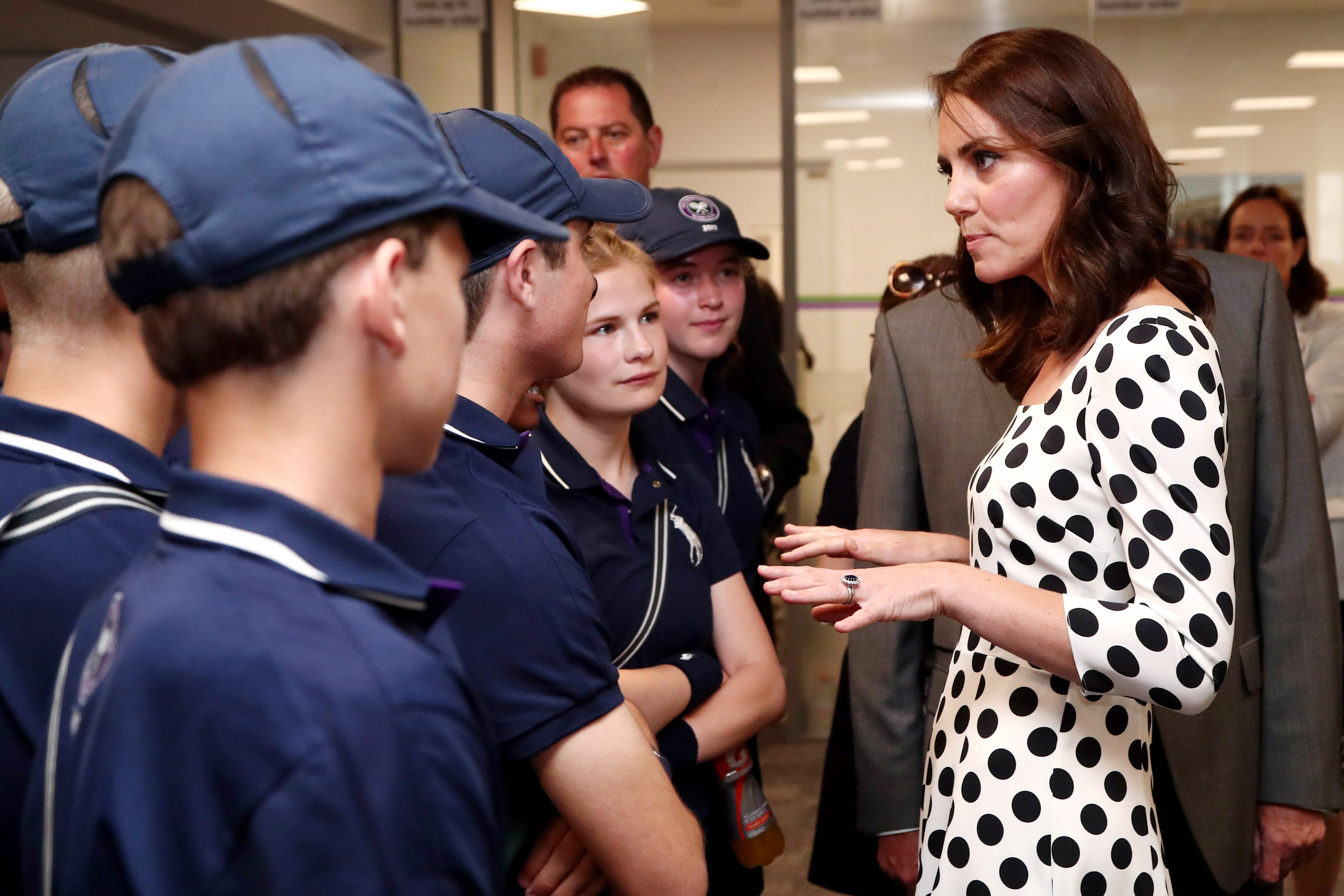 Kate Middleton a Wimbledon sceglie il made in Italy Kate Middleton a Wimbledon sceglie il made in Italy