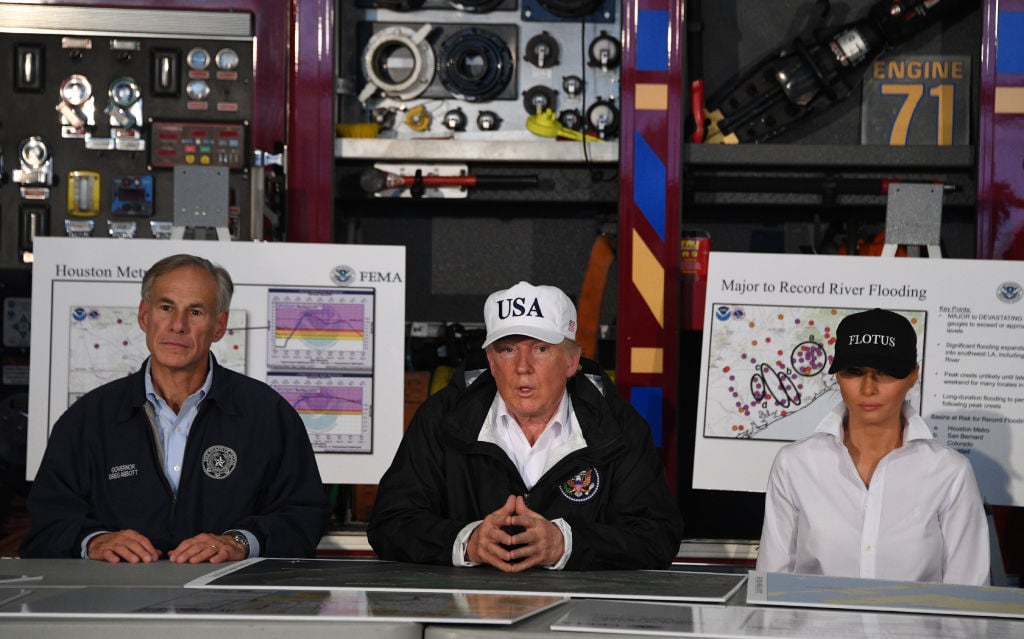 Uragano Harvey, la visita in Texas di Donald e Melania Trump – FOTO Uragano Harvey, la visita in Texas di Donald e Melania Trump – FOTO