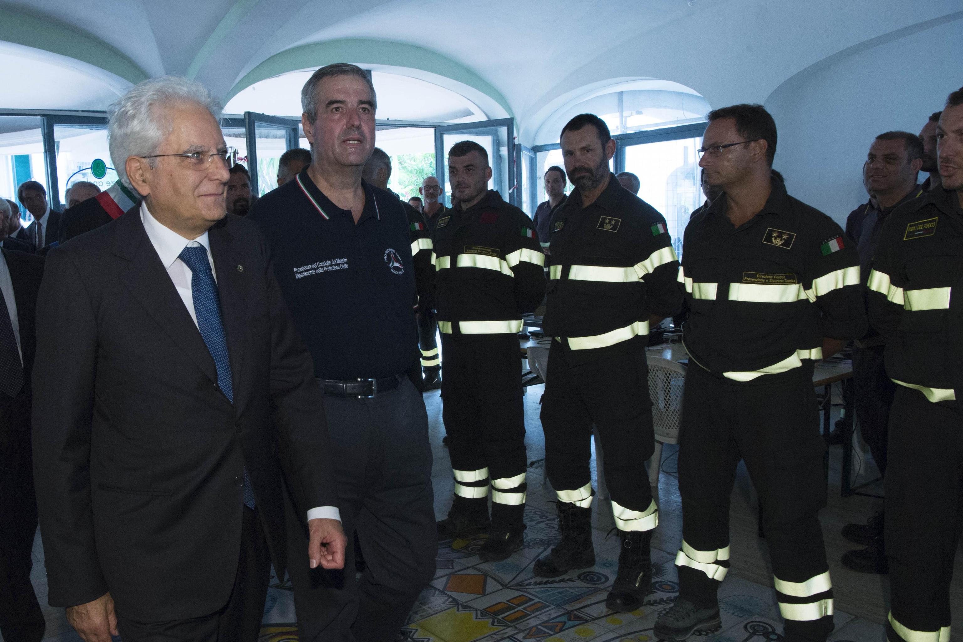 La visita di Mattarella a Ischia – FOTO