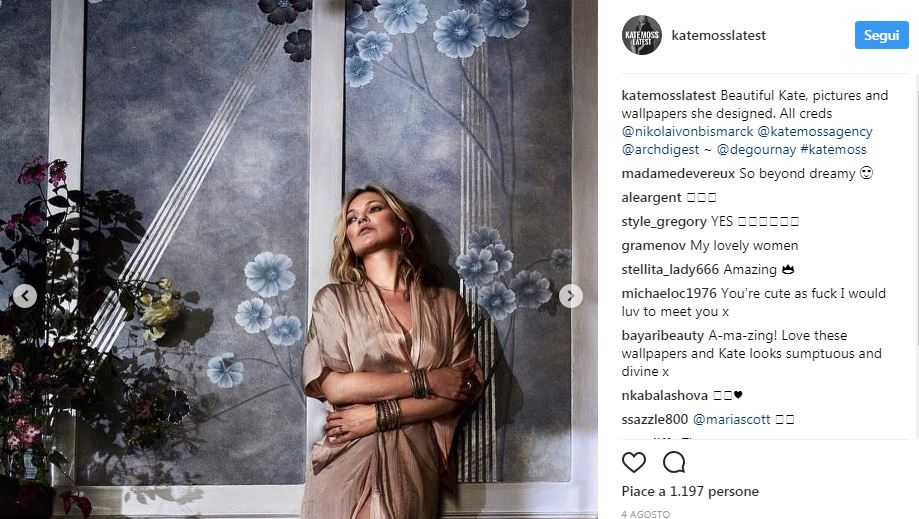 La nuova vita di Kate Moss