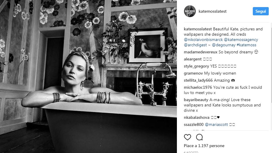 La nuova vita di Kate Moss