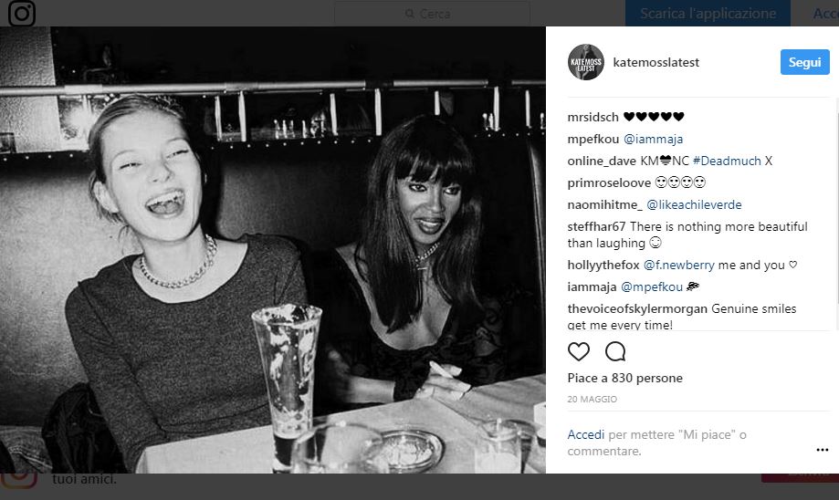 La nuova vita di Kate Moss