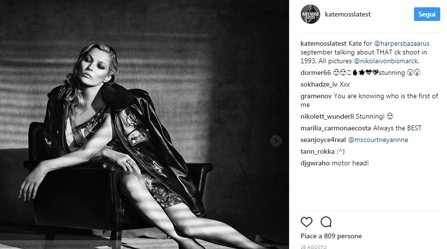 La nuova vita di Kate Moss