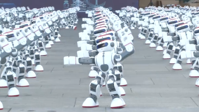 La danza dei “1000 robot” da Guinness dei Primati in Cina