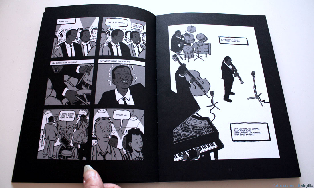 ‘Coltrane’ e ’Blues for Lady Day’: il jazz a fumetti