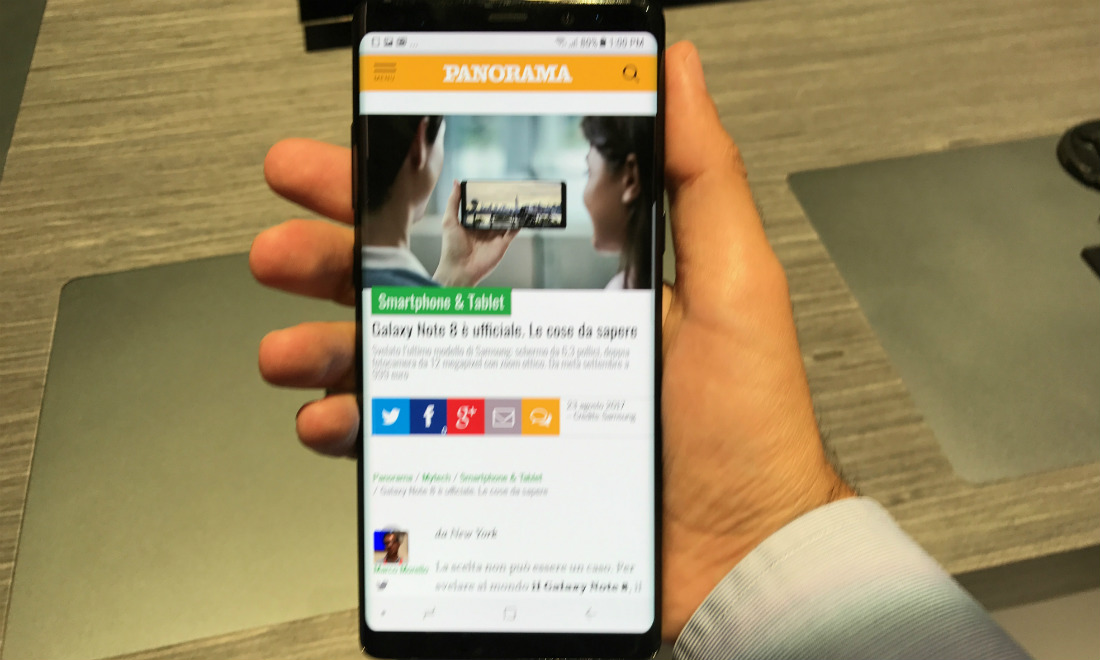 Galleria foto 'Galaxy Note 8 è ufficiale. Le cose da sapere – LE FOTO' - foto 15