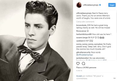 Hollywood (e non solo) piange la morte di Jerry Lewis