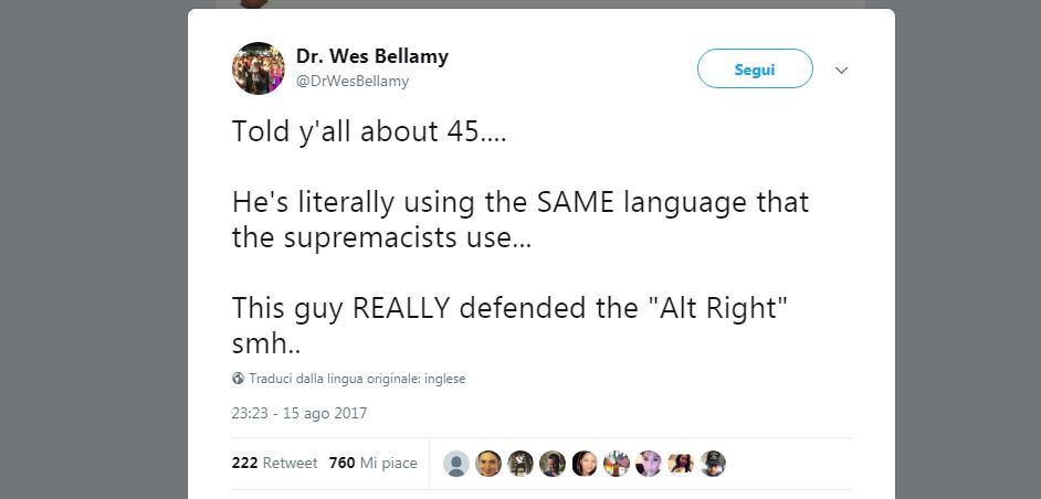 Donald Trump, la protesta social contro il Presidente passa anche per #45