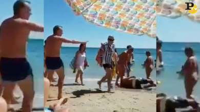 “Rigore per la Juve!”, scherzo al tifoso in spiaggia