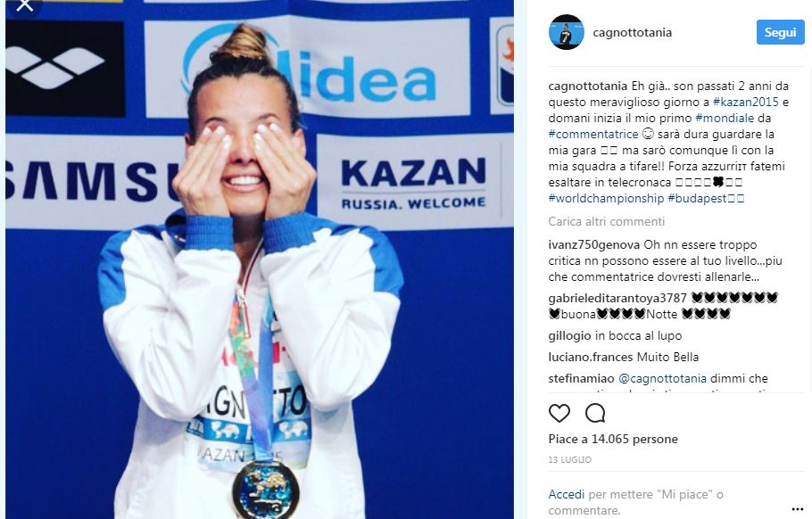 Tania Cagnotto è incinta: pronta per il tuffo più bello Tania Cagnotto è incinta: pronta per il tuffo più bello