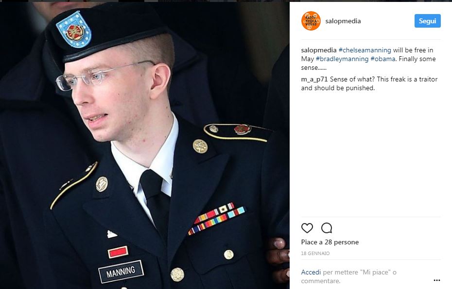 Chelsea Manning, storica cover di Vogue per il soldato trans