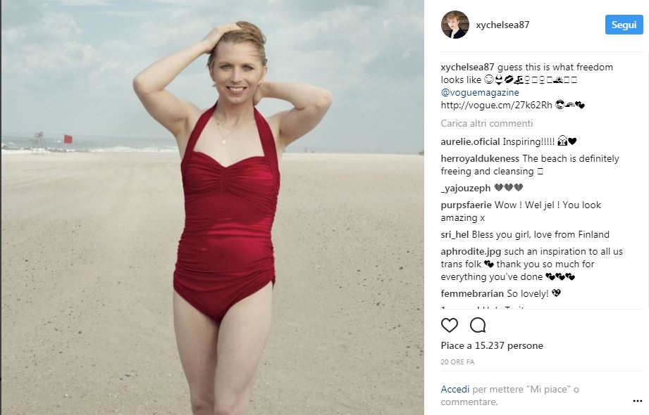 Chelsea Manning, storica cover di Vogue per il soldato trans