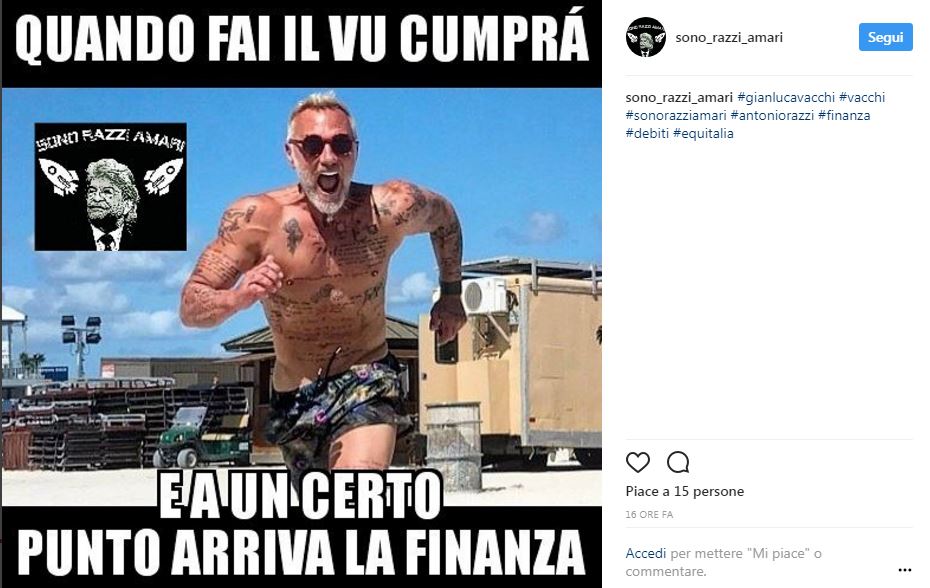 Social network scatenati contro Gianluca Vacchi