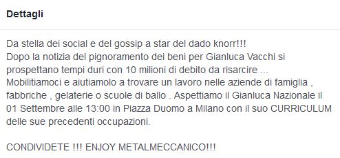 Social network scatenati contro Gianluca Vacchi