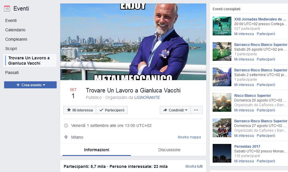 Social network scatenati contro Gianluca Vacchi