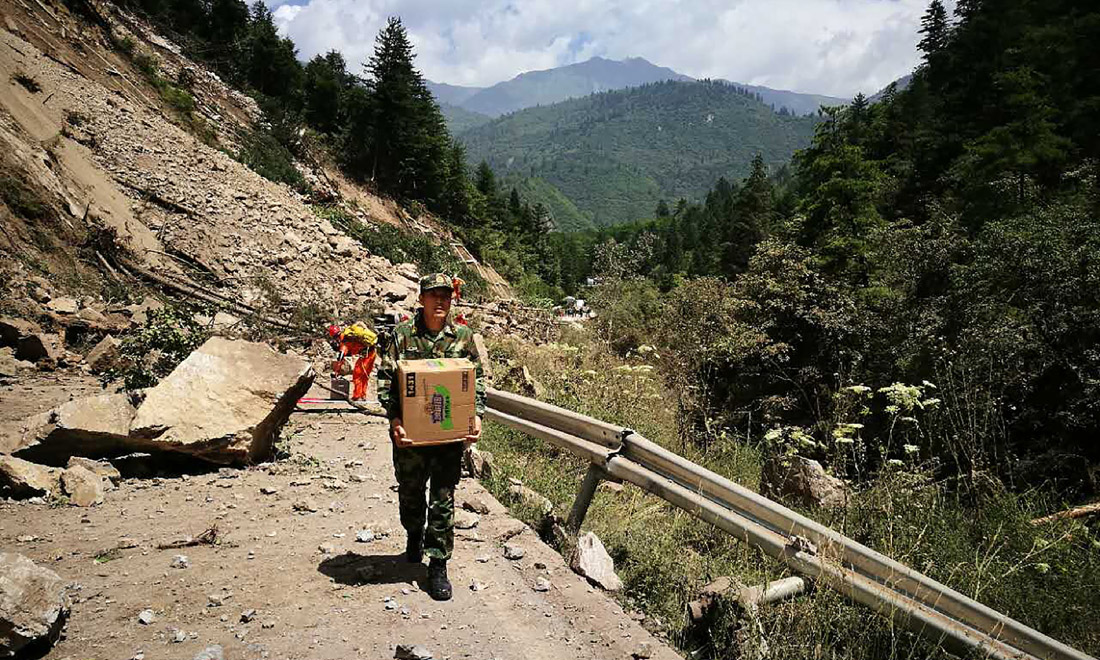 Cina, forte terremoto in Sichuan – Foto