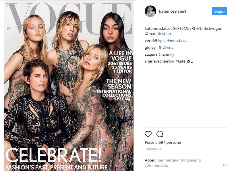 Kate Moss e Naomi Campbell reporter per Vogue UK