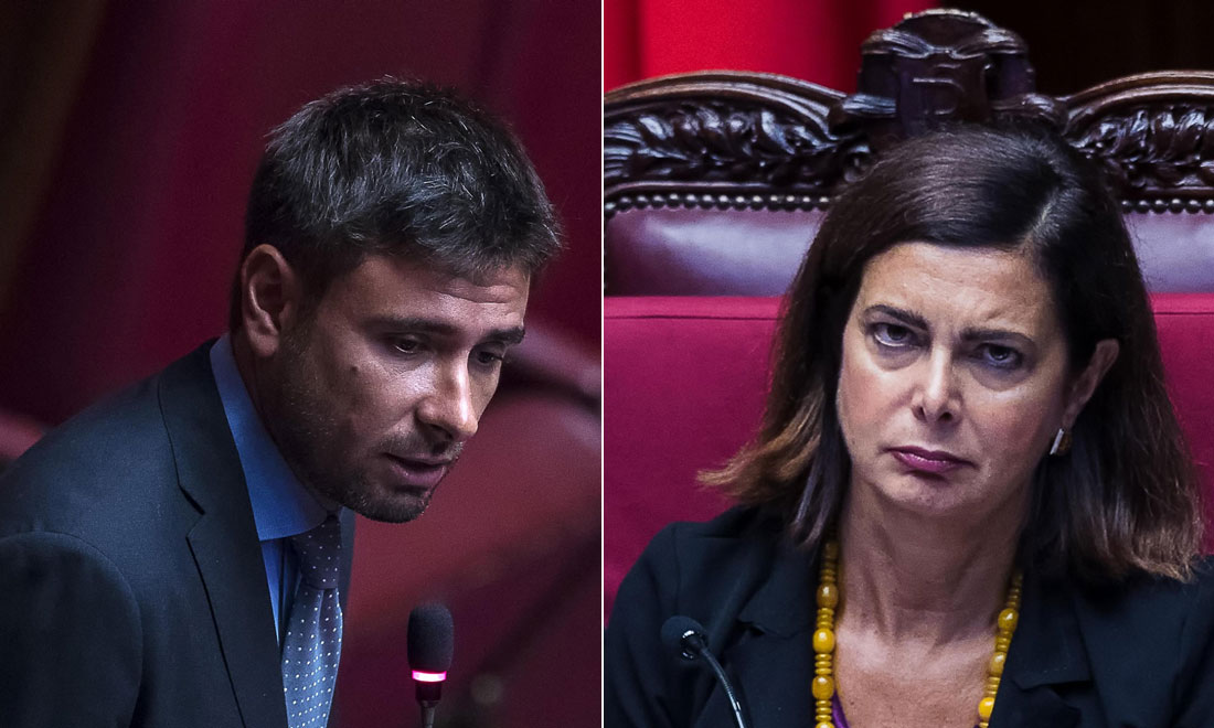Vitalizi, la lite tra Boldrini e Di Battista (con espulsione)