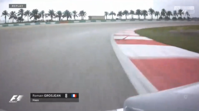 Grosjean: incidente su tombino rotto il Malesia | video