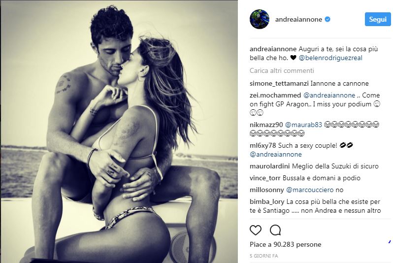 Grazie “all’effetto Belén” ora anche Iannone somiglia a Corona (e De Martino)