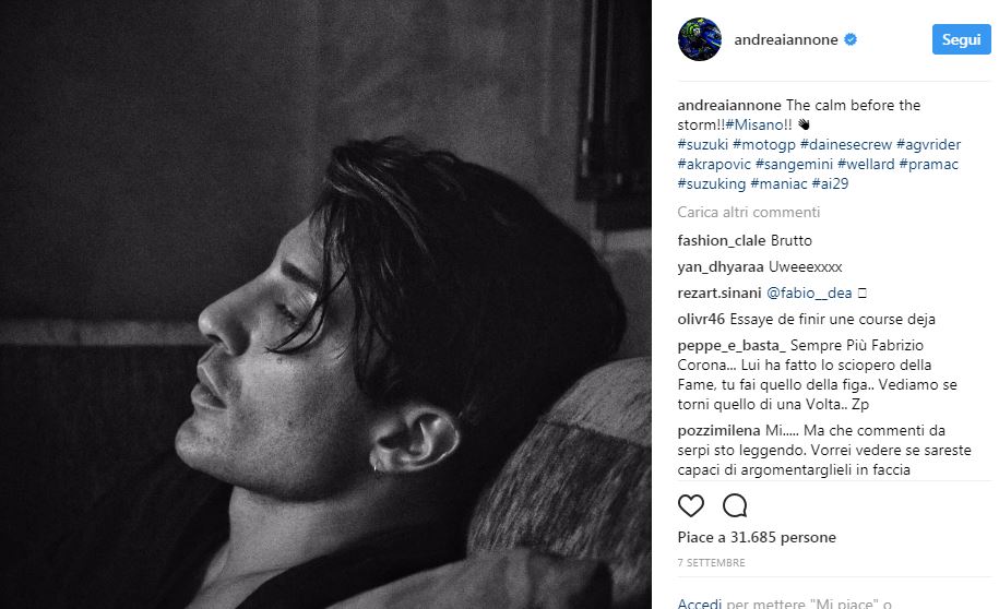 Grazie “all’effetto Belén” ora anche Iannone somiglia a Corona (e De Martino)