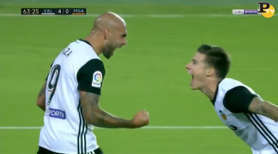 Zaza, tripletta in 7 minuti: Valencia-Malaga 5-0 | video