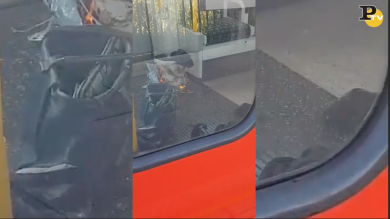 Esplosione alla metropolitana di Londra: ecco l’ordigno nel vagone infuocato | video