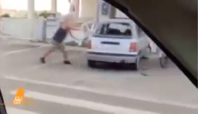 Il fidanzato di Noemi Durini spacca un’auto