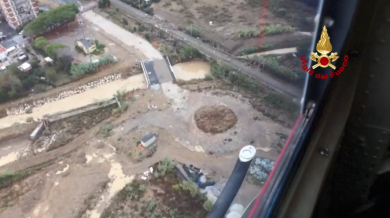 Le immagini aeree di Livorno dopo l’alluvione