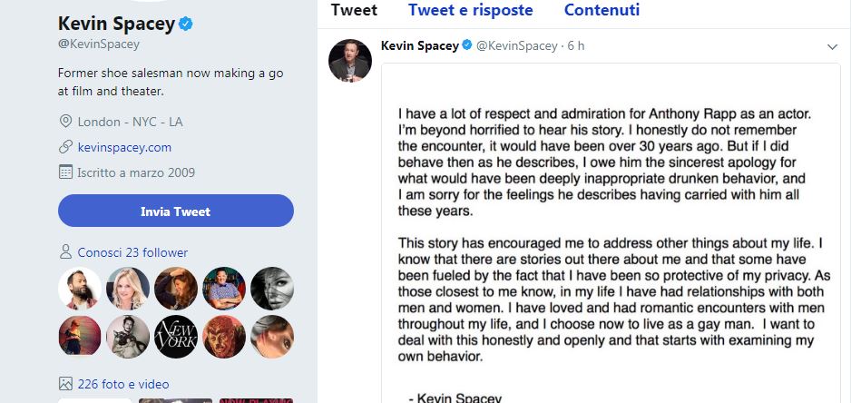 Come ha fatto Kevin Spacey a non farsi travolgere dalle accuse di molestie Come ha fatto Kevin Spacey a non farsi travolgere dalle accuse di molestie