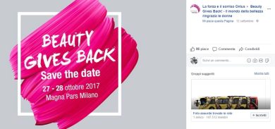A Milano arriva “Beauty gives back”