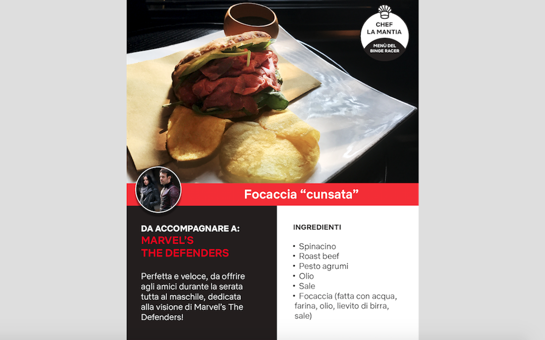 Serie tv Netflix: le ricette in tema di chef La Mantia