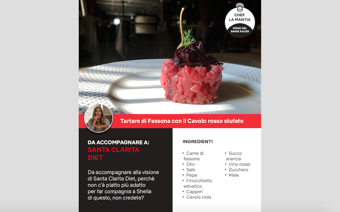 Serie tv Netflix: le ricette in tema di chef La Mantia