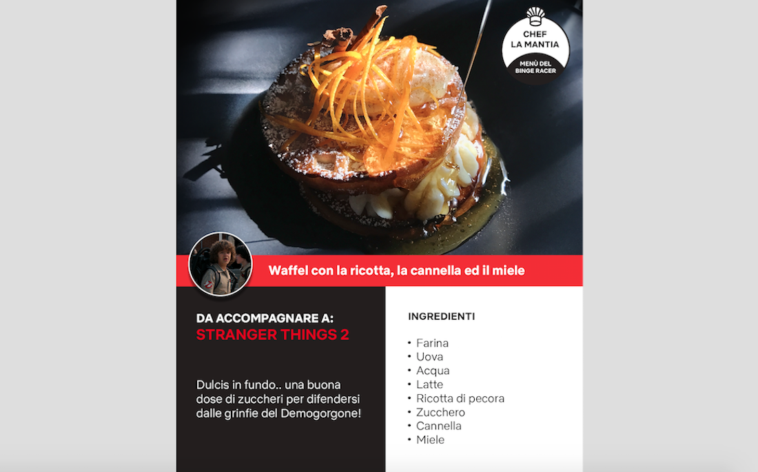 Serie tv Netflix: le ricette in tema di chef La Mantia