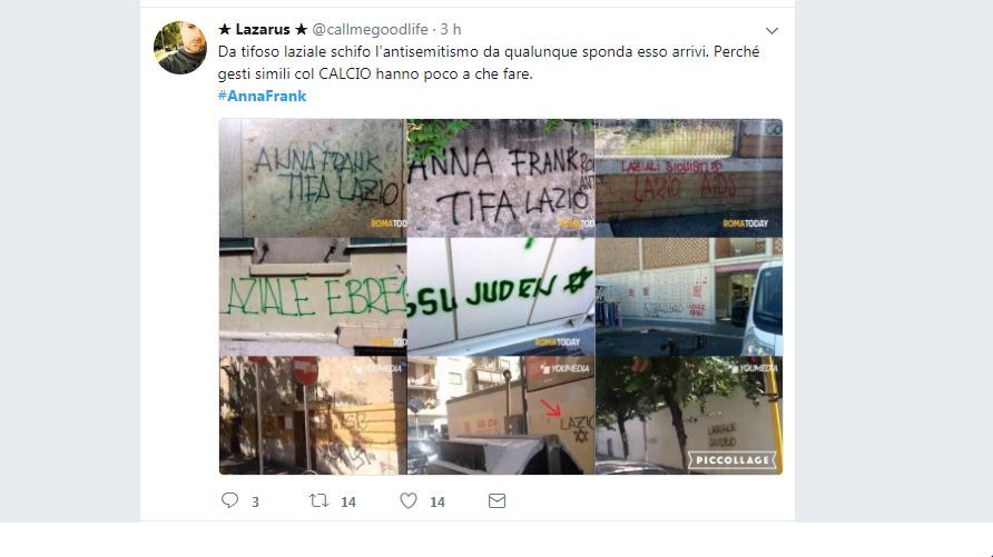 L’indignazione social per gli adesivi di Anna Frank L’indignazione social per gli adesivi di Anna Frank