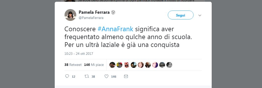 L’indignazione social per gli adesivi di Anna Frank L’indignazione social per gli adesivi di Anna Frank