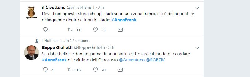 L’indignazione social per gli adesivi di Anna Frank L’indignazione social per gli adesivi di Anna Frank