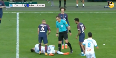 Marsiglia-Psg: sceneggiata di Ocampos, espulso Neymar | video