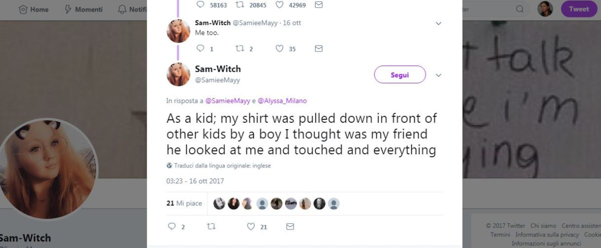 Galleria foto '#MeToo, la campagna virale contro le molestie sessuali' - foto 12