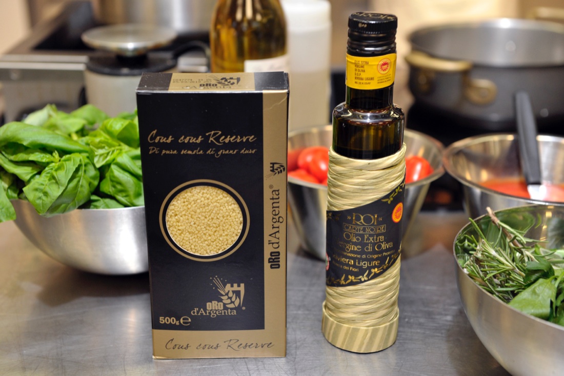 La ricetta di Enrico Cerea: conchiglioni ripieni nella sabbia con zuppa di pesce