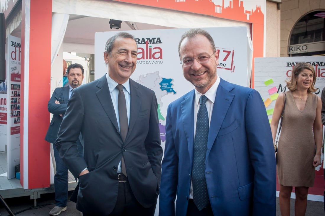 Panorama d’Italia a Milano: sindaco, fanfara e coro di voci bianche per l’inaugurazione